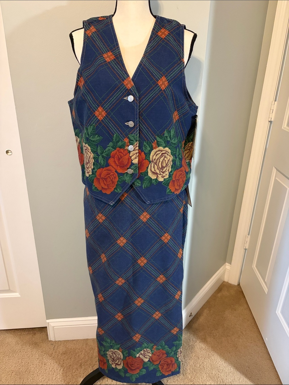 NWT Vintage 2-Piece Denim Set - Women’s L